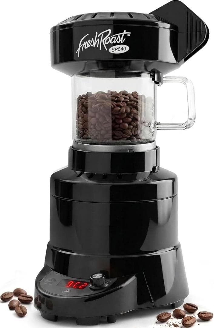 Fresh Roast SR500 Automatic Coffee Bean Roaster – Black
