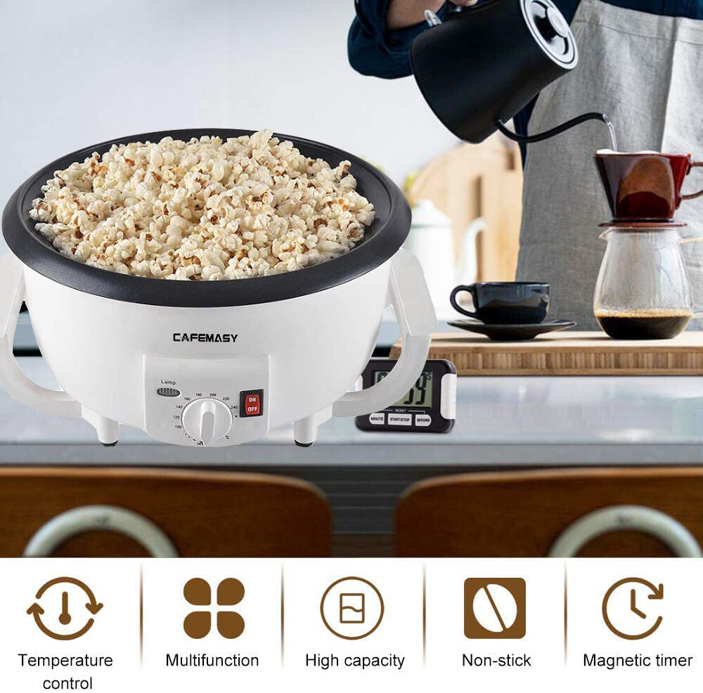 750g Home Electric Coffee Bean Roasting Baking Machine 110V Coffee Roaster New
