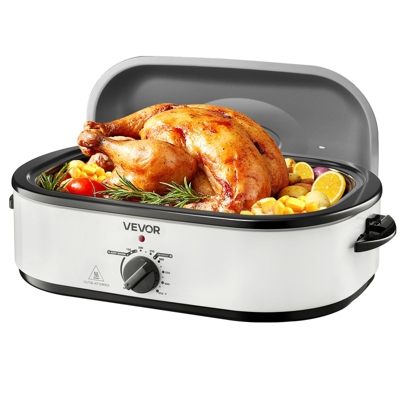 Vevor Roaster Oven 18Qt Electric Roaster Oven 150-450 Adjustable Temperature