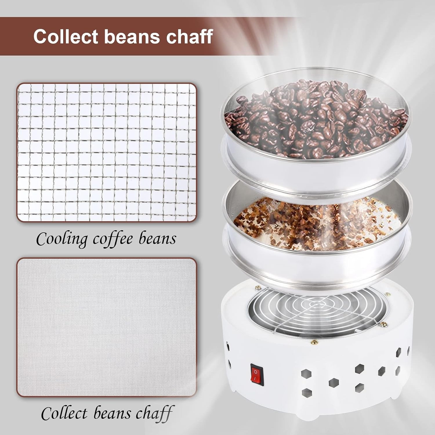iCosoni Coffee Bean cooler Electric Coffee Roasting Cooling Machine High