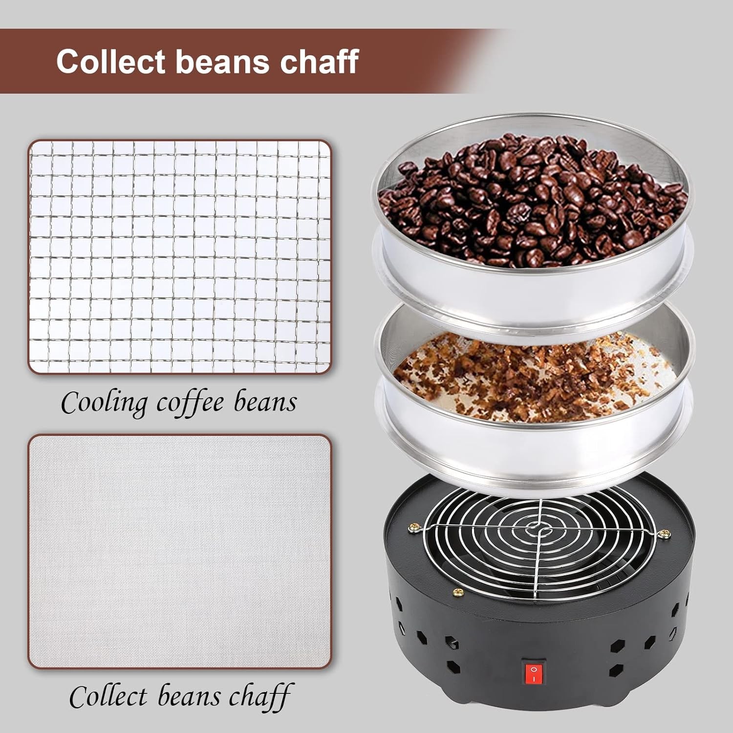 iCosoni Coffee Bean cooler Electric Coffee Roasting Cooling Machine High