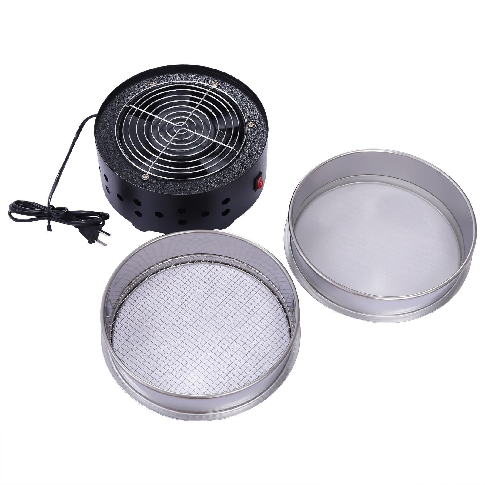 1.3Lb Home Coffee Bean Cooler Large Capacity Cooling Machine Chaff Black