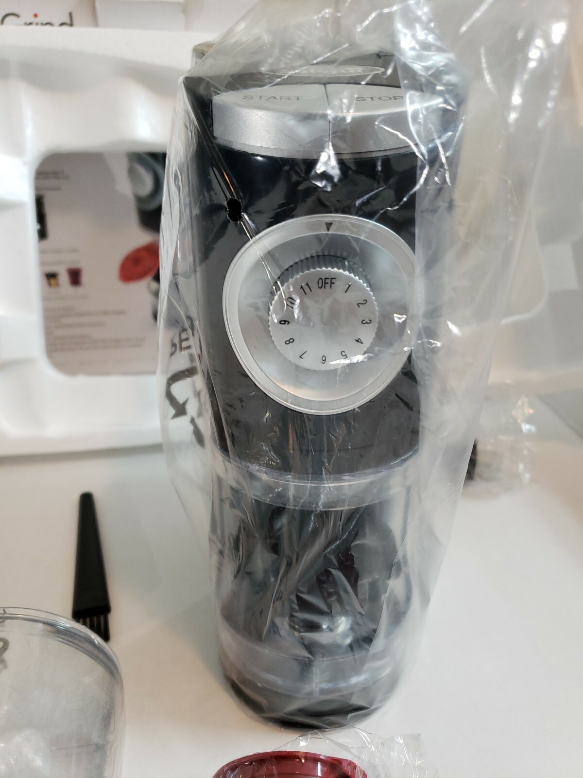 Solo Grind 2 In 1 Automatic Single Serve Coffee Burr Grinder For Use w/Keurig