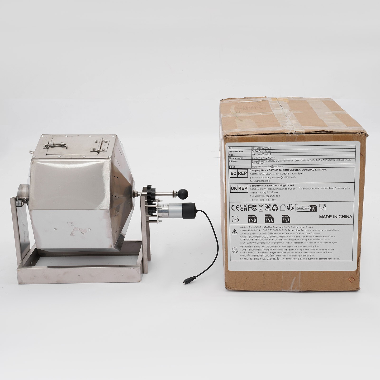 Coffee Bean Roaster Automatic Coffee Roaster Machine Peanut Roaster