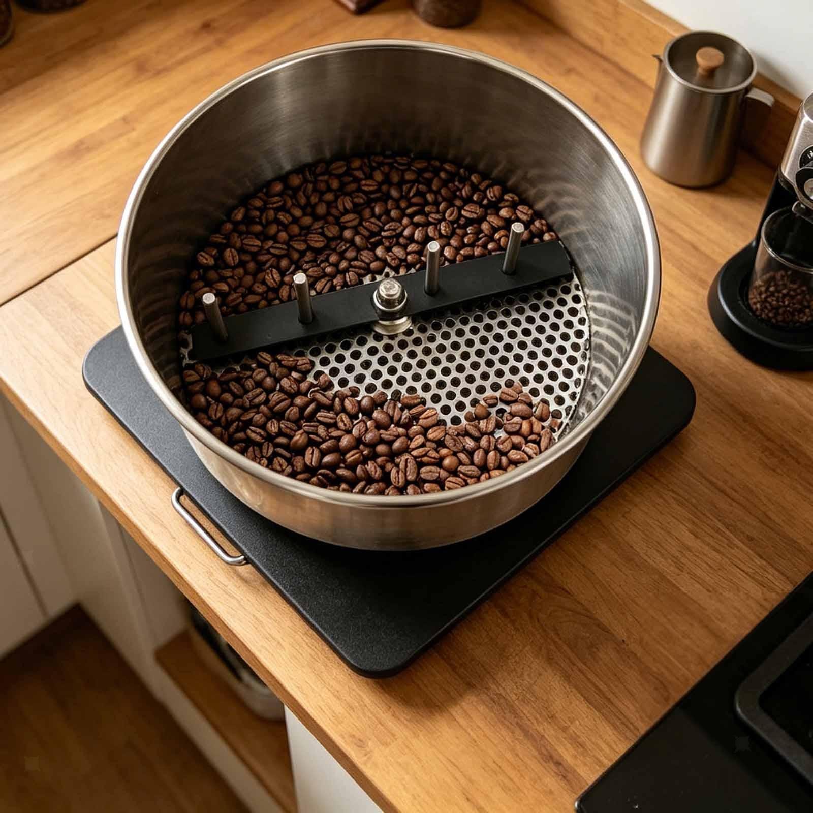 Coffee Bean Cooler 110V Popcorn Equipment Multipurpose Cafe Roasting Cooling