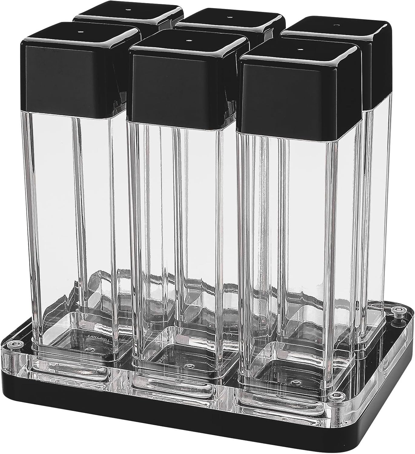 6 Tubes Coffee Bean Cellars with Stand & Hopper – Single Dose Coffee Bean Vaults