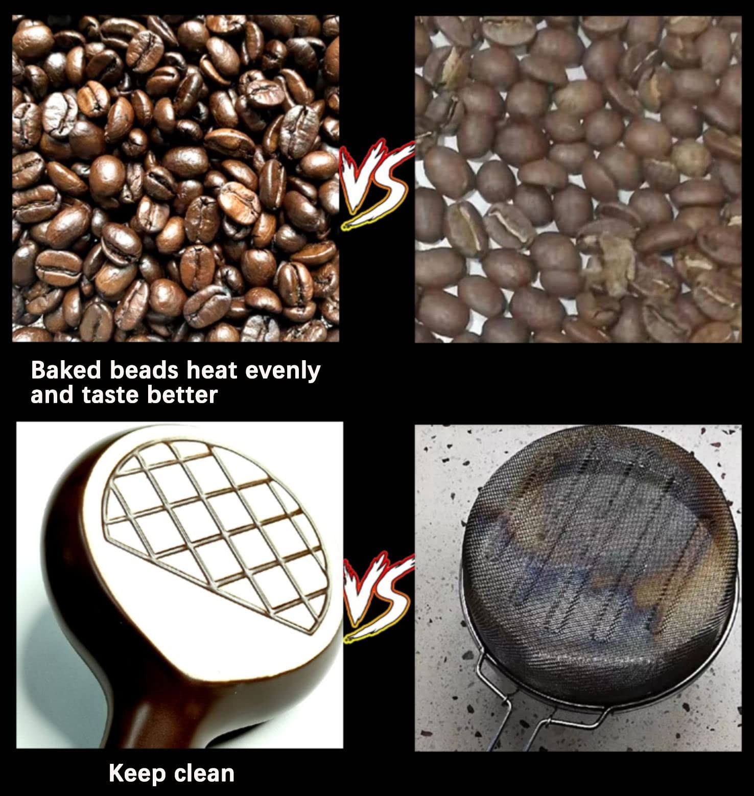 Bafelia Ceramic Coffee Roaster Machine for Home Use, Handy 5×11, brown