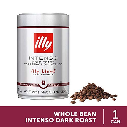 Whole Bean Coffee, Dark Roast, Intense, Robust and Full Flavored With Intenso