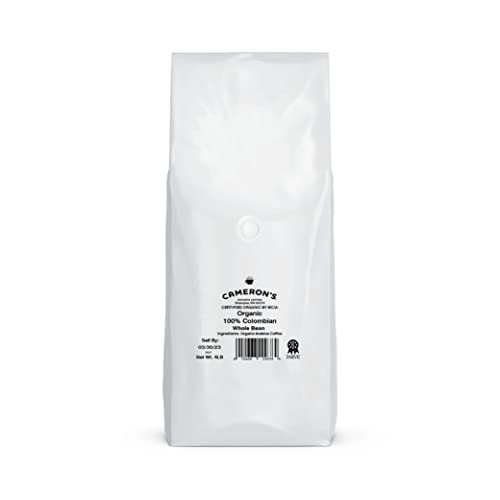 Roasted Whole Bean Coffee, 4 Pound 64 Ounce (Pack of 1) Organic 100% Colombian