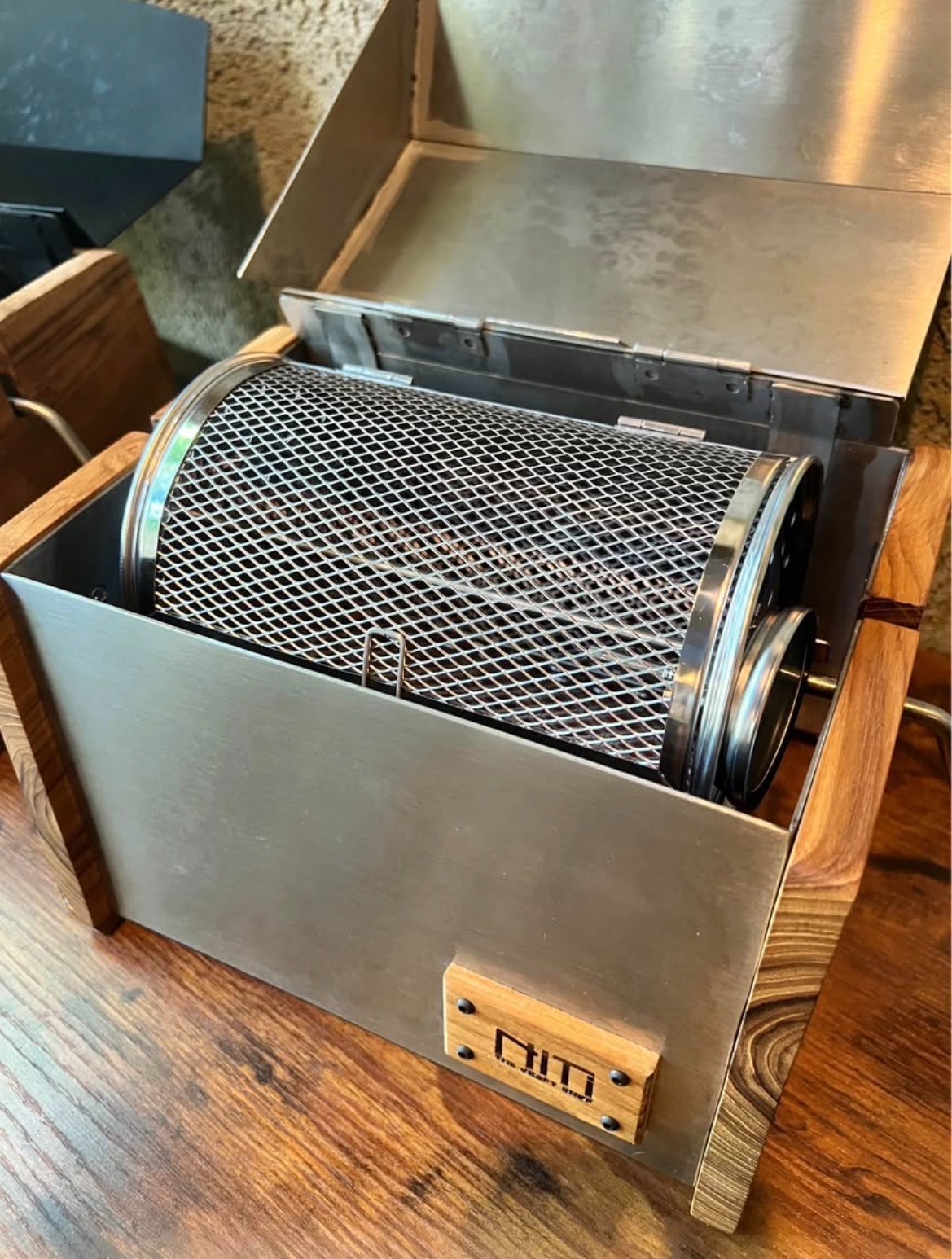 Thailand Made Hand Cranked Coffee Roaster 350g Capacity