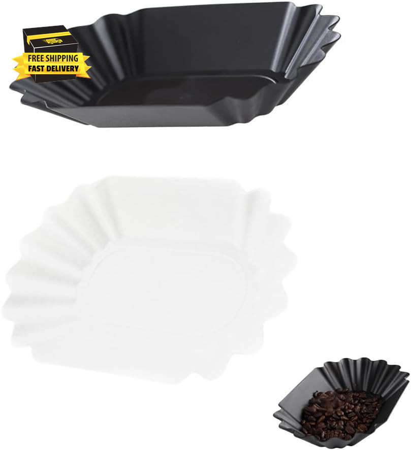 2 Pack Coffee Scale Weight Boats Coffee Bean Weighing Tray Roast Whole Beans Pan