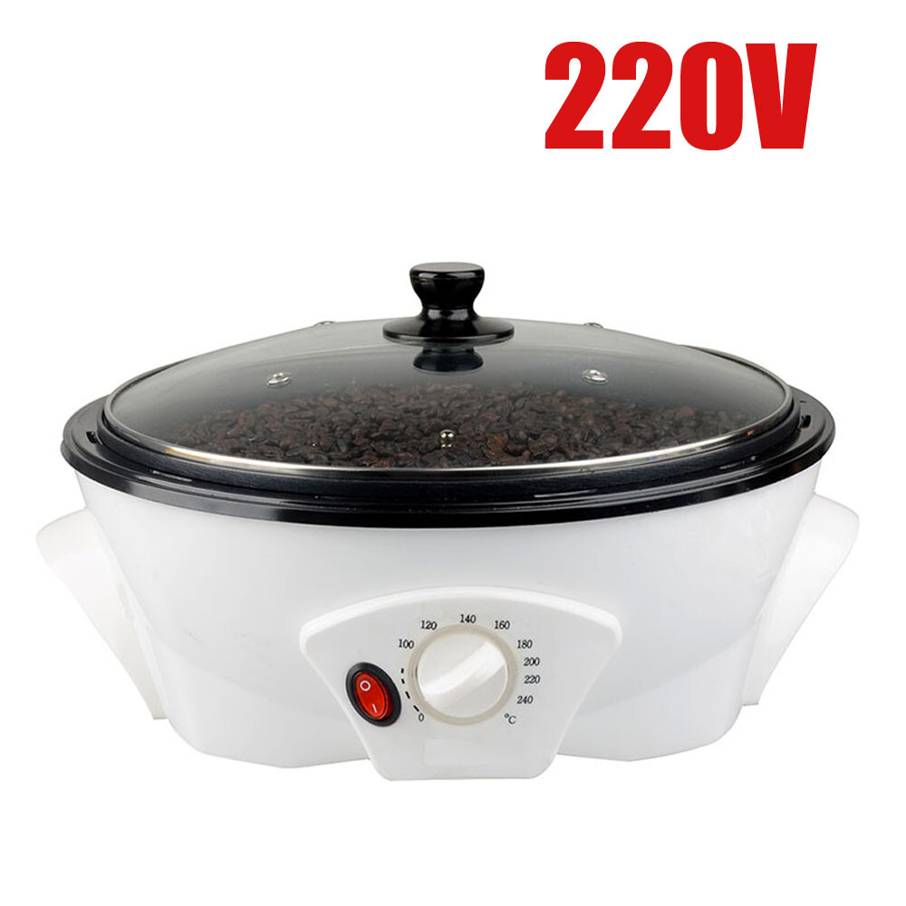 220V Coffee Roaster Machine Coffee Bean Roasting Baking for Kitchen Cafe Shop