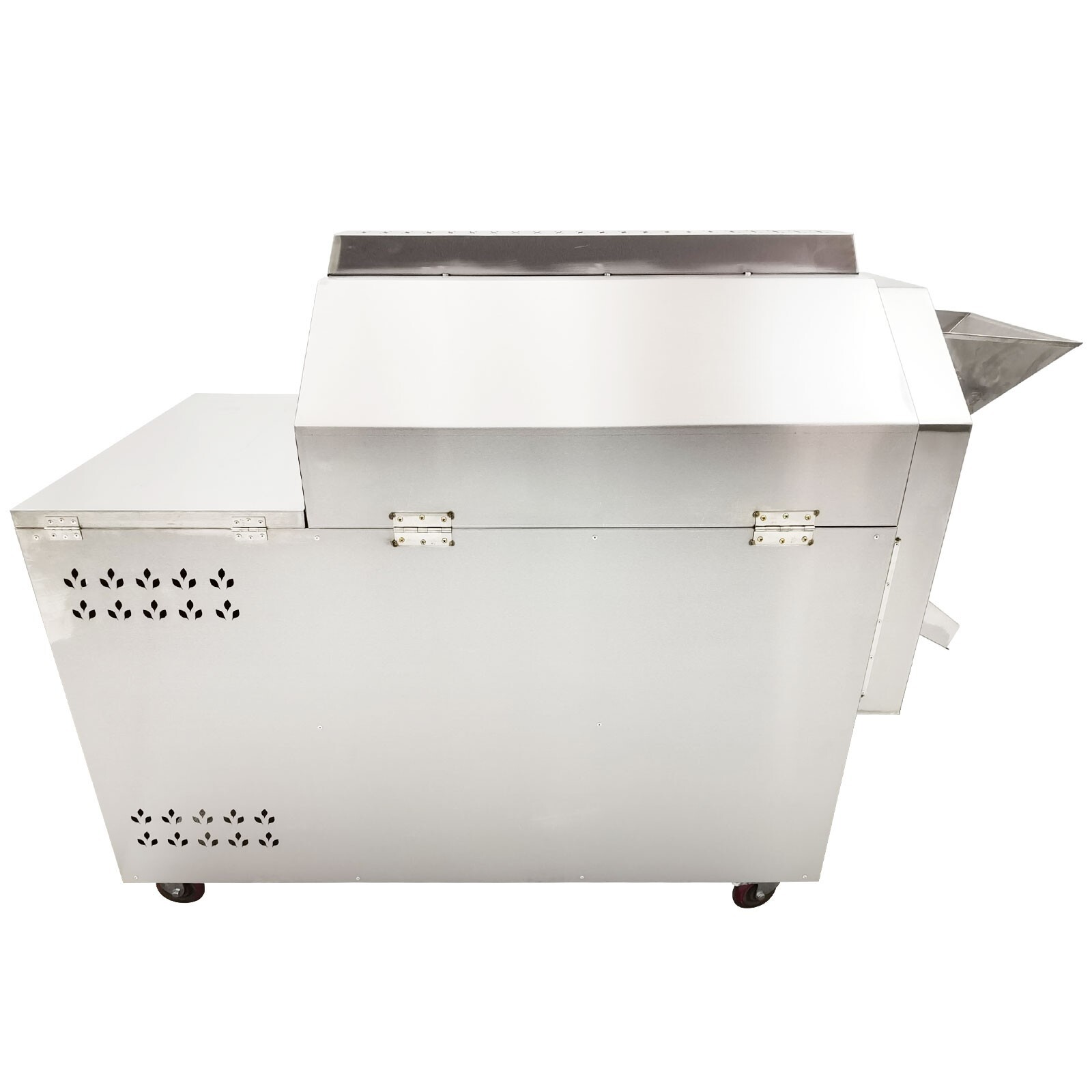 Automatic Coffee Bean Nut Roaster Roller Roasting Frying Machine 50kg 220V
