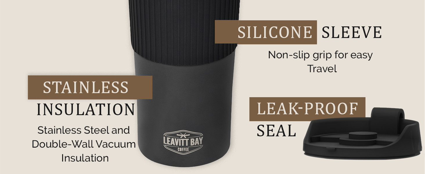 Portable French Pr Travel Mug – Insulated Stainl Steel French Pr