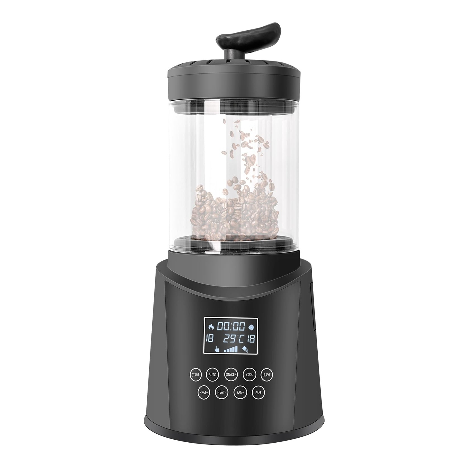 Smart Home Coffee Bean Roaster, Digital Display, Auto and Manual Modes, 300g …