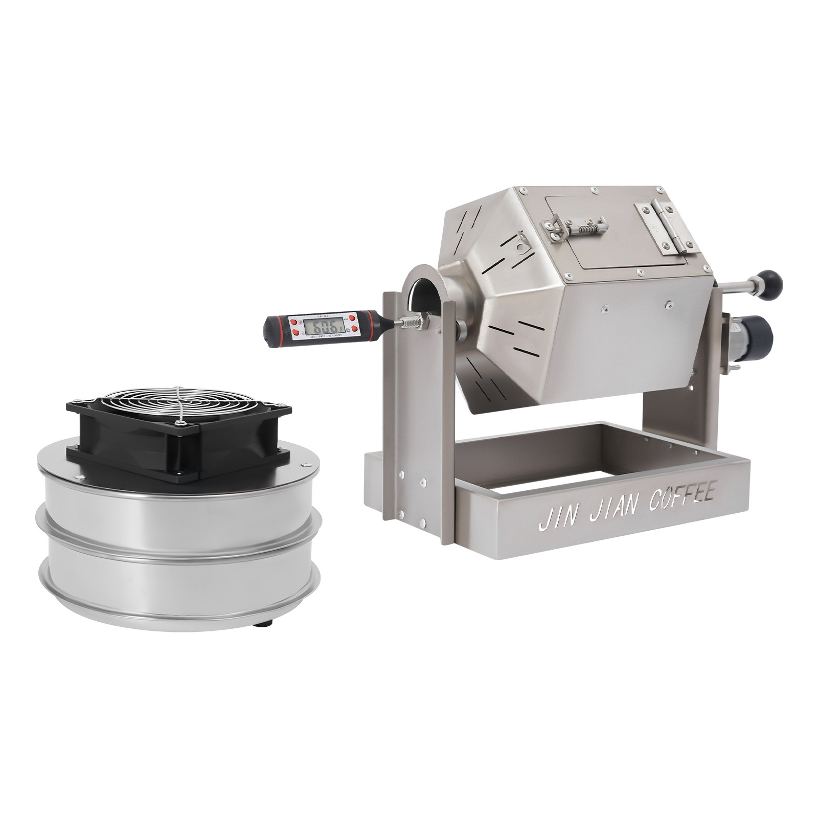 3.8L/3.45Qt Coffee Bean Roaster Commercial Coffee Bean Roaster Machine Drum Type