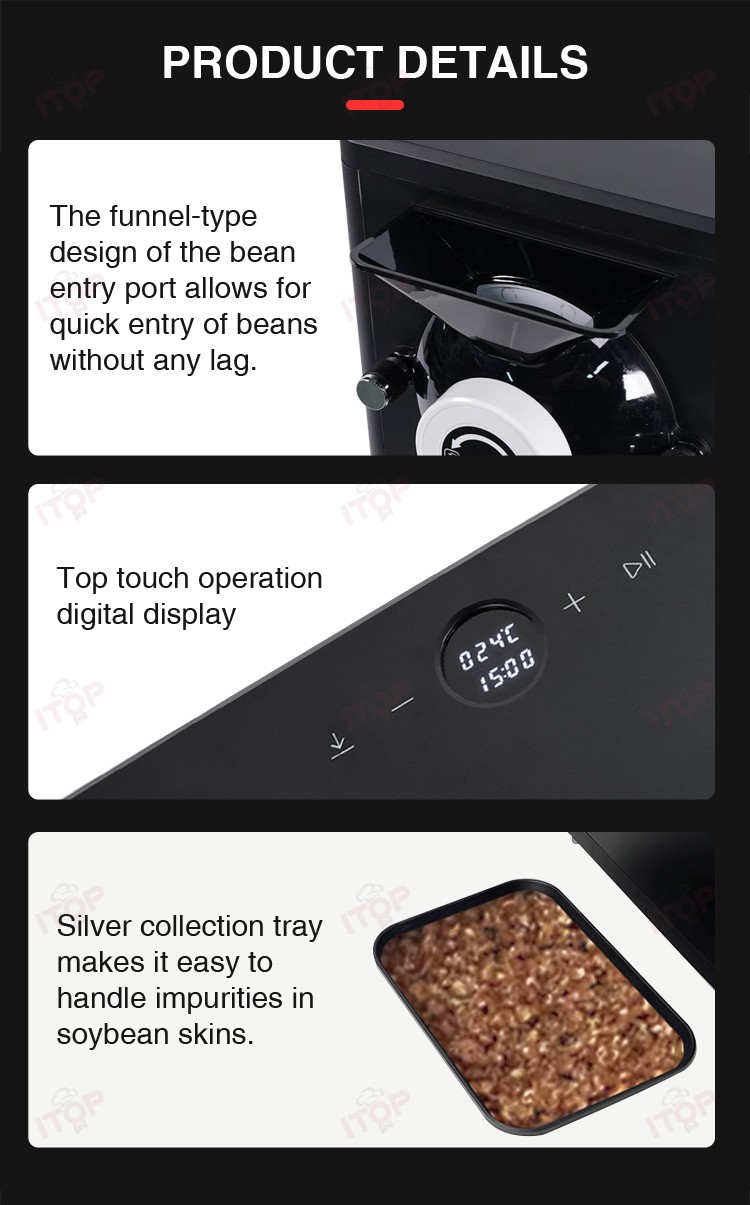 1000g Electric Coffee Bean Roaster Grain Baking Machine 1600W Drum Roasting