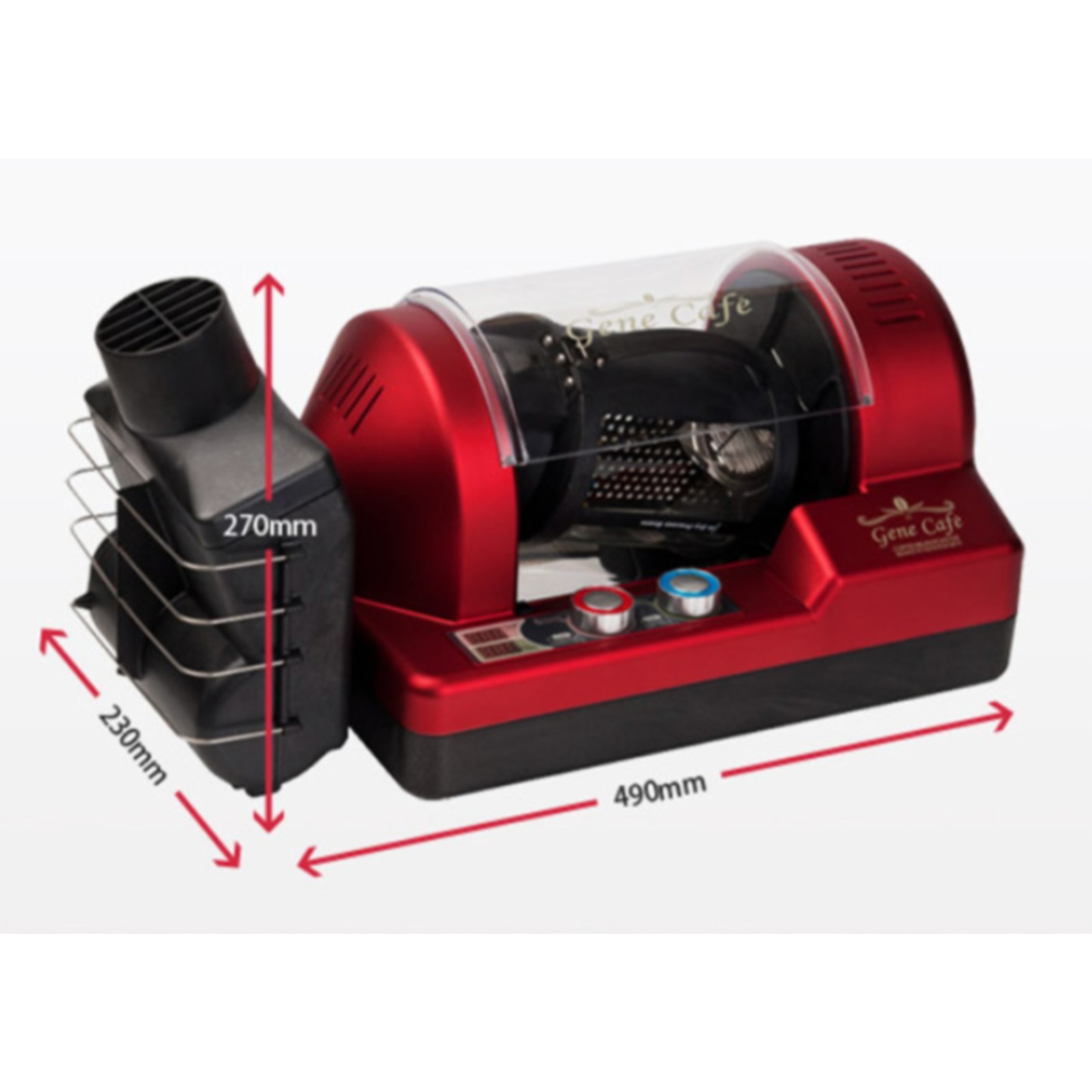 GENE CAFE CBR-101A Home Coffee Bean Roaster Hot Air Roasting Red 220V C Plug