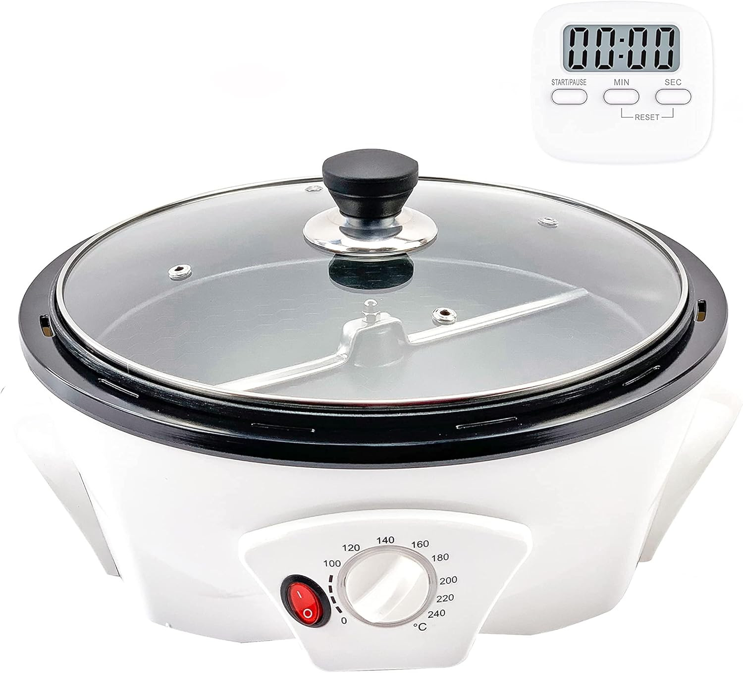 500G Coffee Bean Roaster Household Coffee Roasters Machine with Timer Electric C