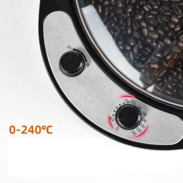 800g Electrical Coffee Bean Roaster Home Coffee Roasting Baking Machine 220V