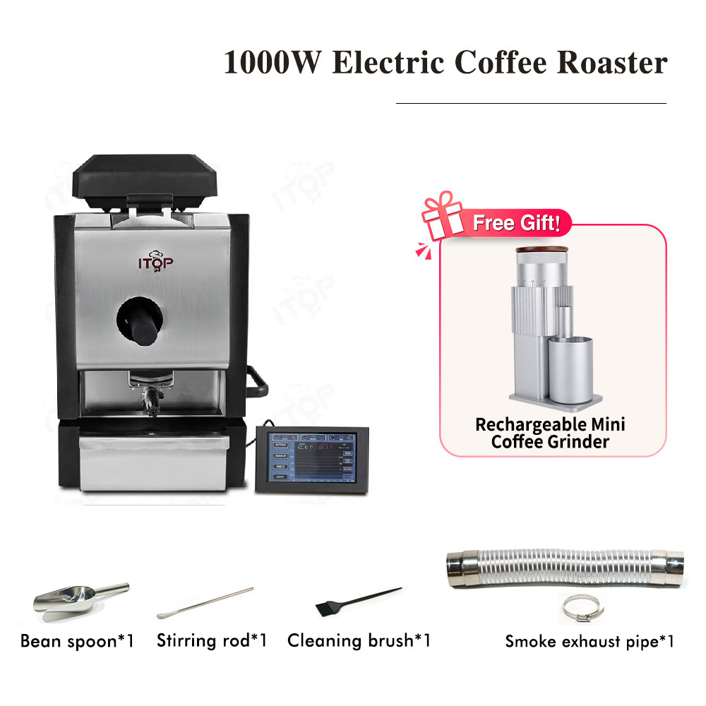 500g｜ITOP｜Electric Coffee Bean Toaster Dual Roasting with Artisan Connect