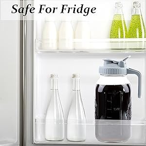 Cold Brew Coffee Maker 64 Oz Mason Jar Cold Brew Pitcher With Strainer