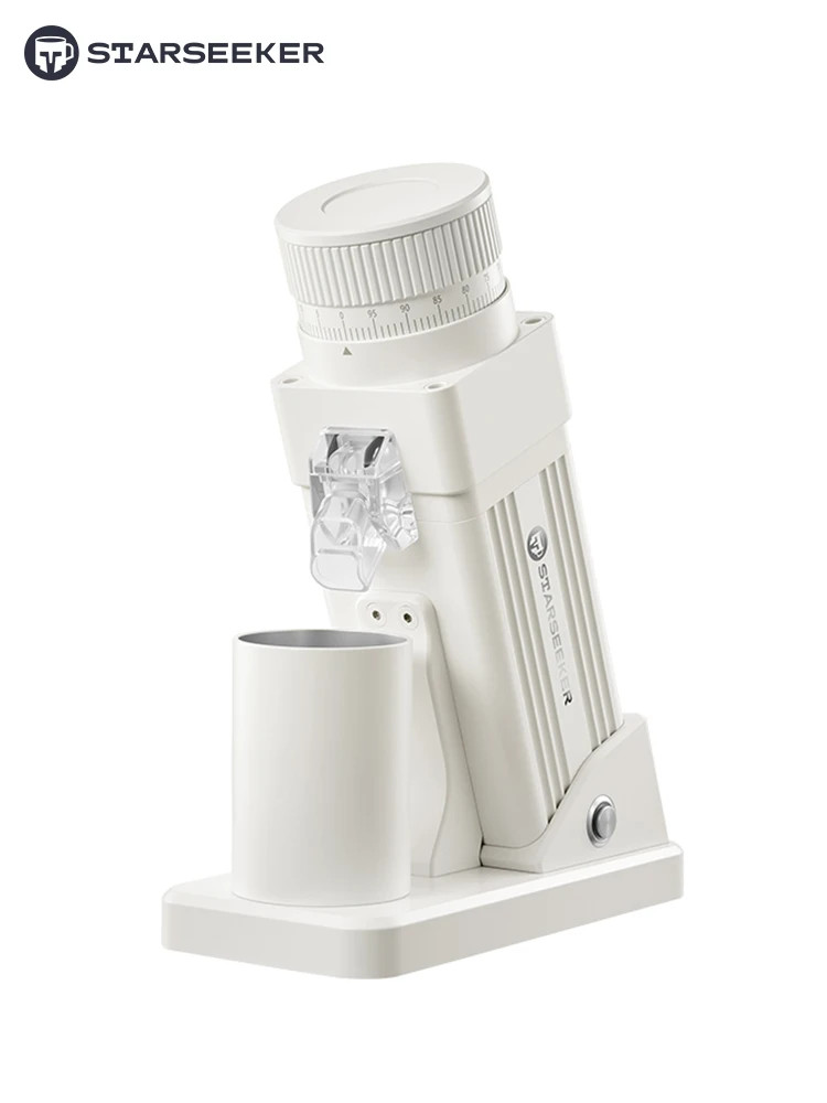 STARSEEKER E55Pro Coffee Grinder 55mm Titanium Burr Stepless Espresso Grinder