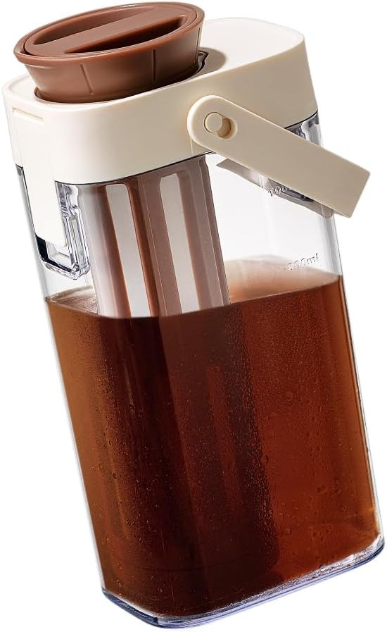 Cold Brew Coffee Maker, 1L/35oz Portable & Durable Iced Tea and Coffee