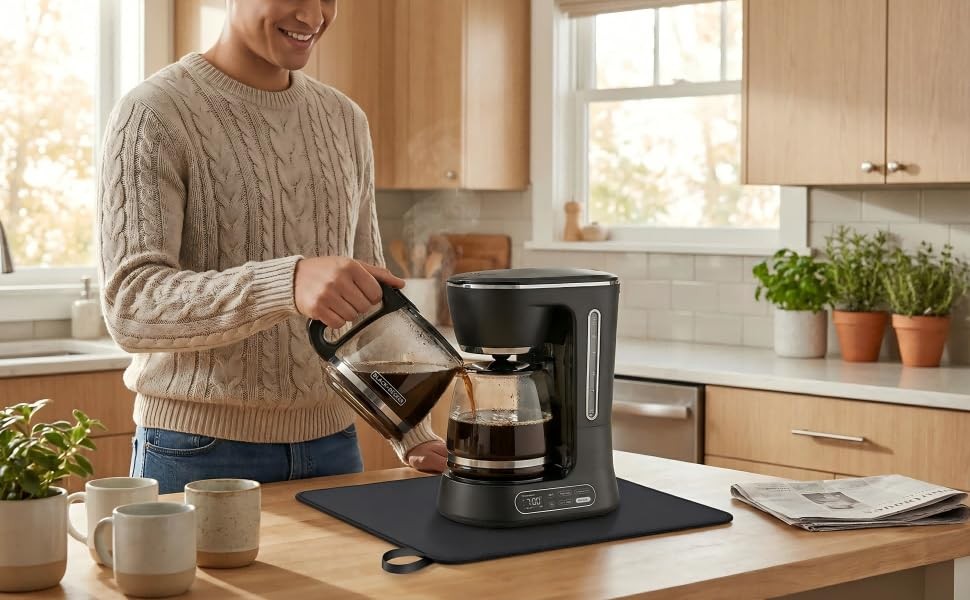 Sliding Pad for Split Brew 12-Cup Digital Coffee Maker