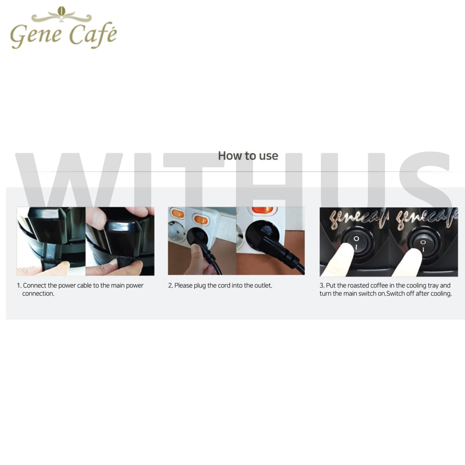 Gene Cafe CBC-101 Coffee Bean Cooler Home Quick Cooling Roasting 250g Black-220V