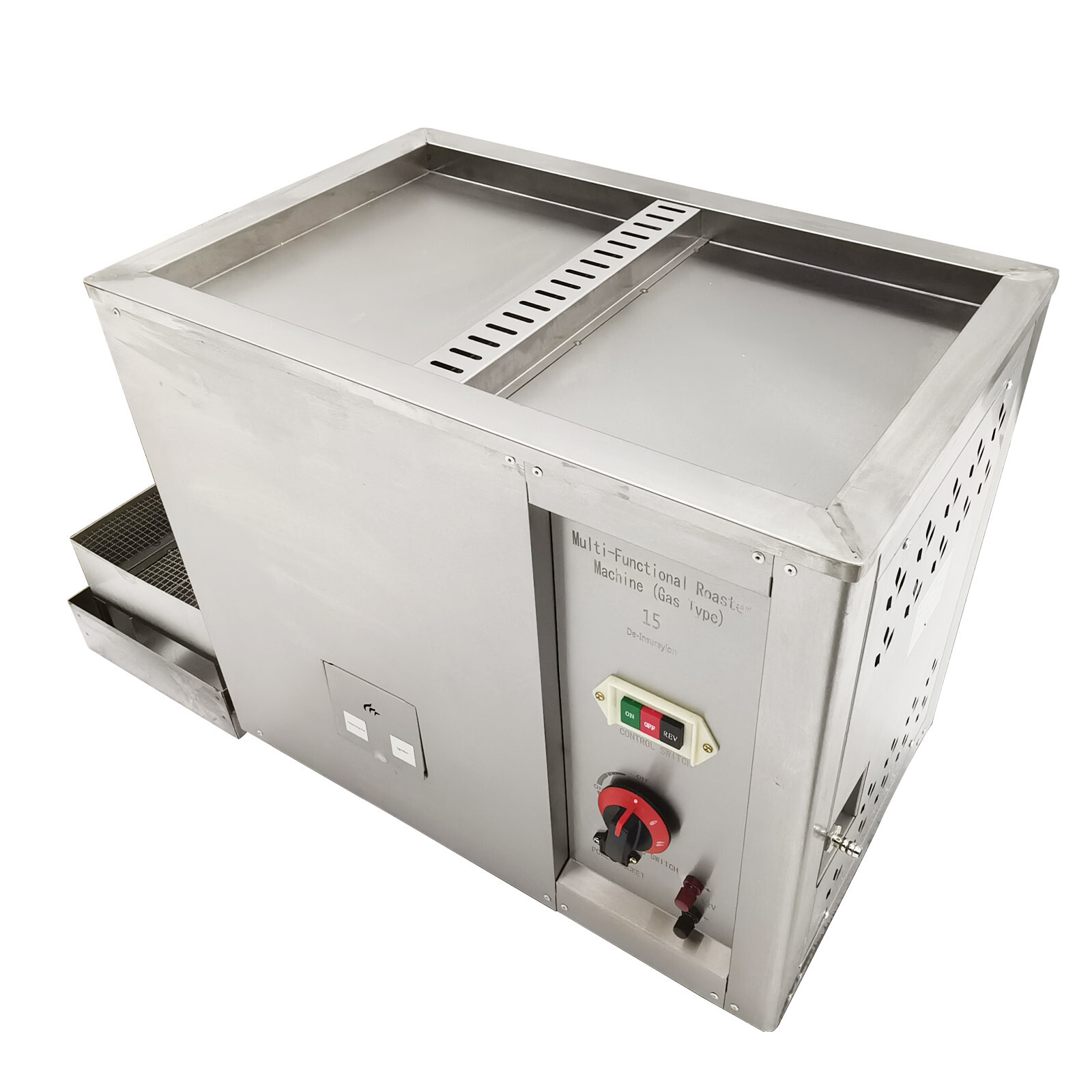110V Full-automatic Commercial Coffee Bean Nut Roaster Drum Frying Machine