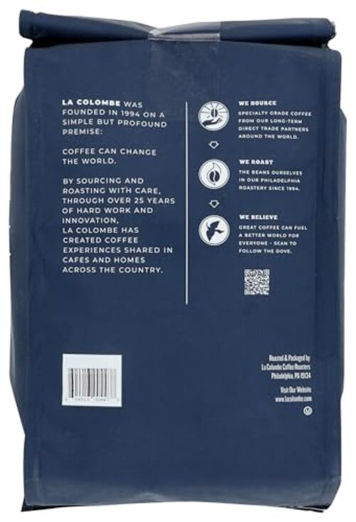 La Colombe Medium Roast Whole Bean Coffee – Notes of 24 Ounce (Pack of 1) Nizza