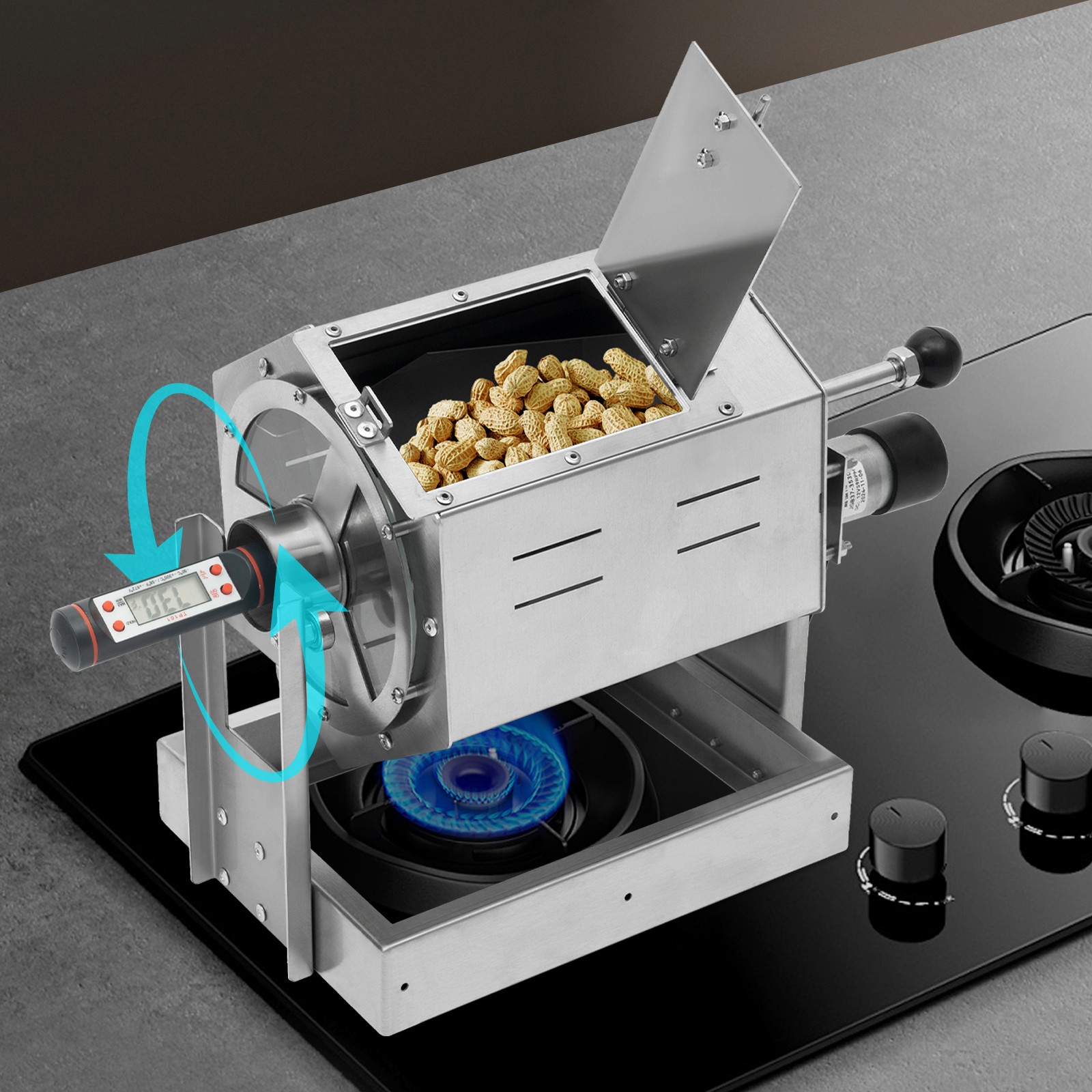 Electric Coffee Beans Roaster Machine Commercial Coffee Bean Roaster 300-1200g