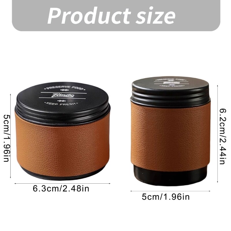 Portable Coffee Bean Storage Jar Home Accessory for Preserving Freshing