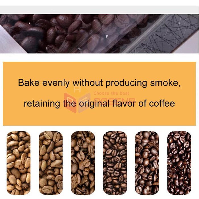 Electricity Coffee Bean Roasting Machine Electrical Heating Coffee Roaster