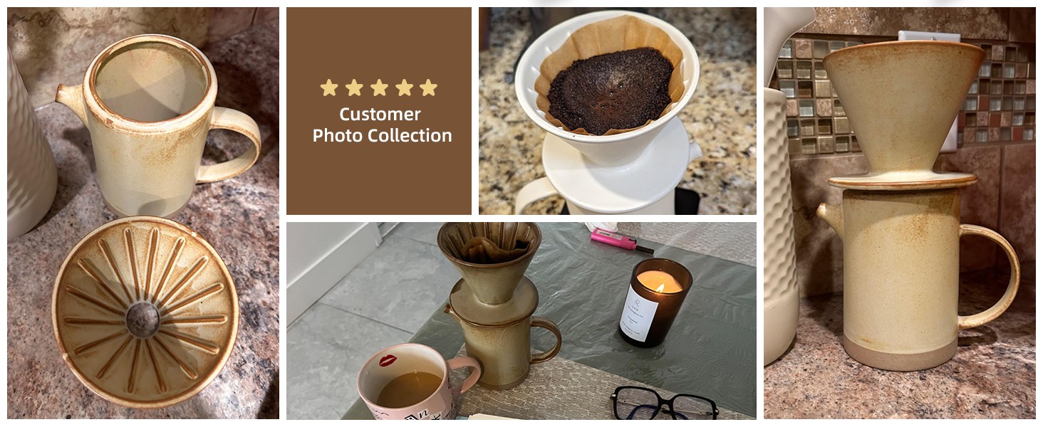 Pour Over Coffee Maker Set Vinta Ceric Pour Over Coffee