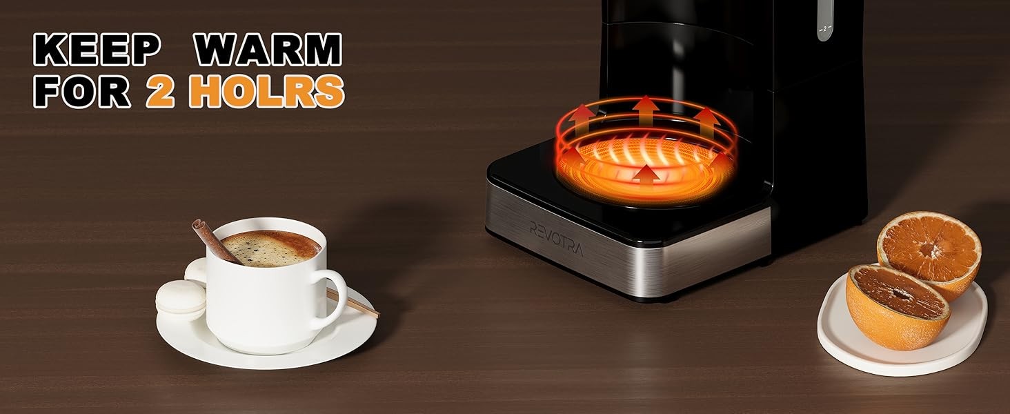 12 Cup Progrmable Coffee Maker, Hot and Iced Coffee Makers,