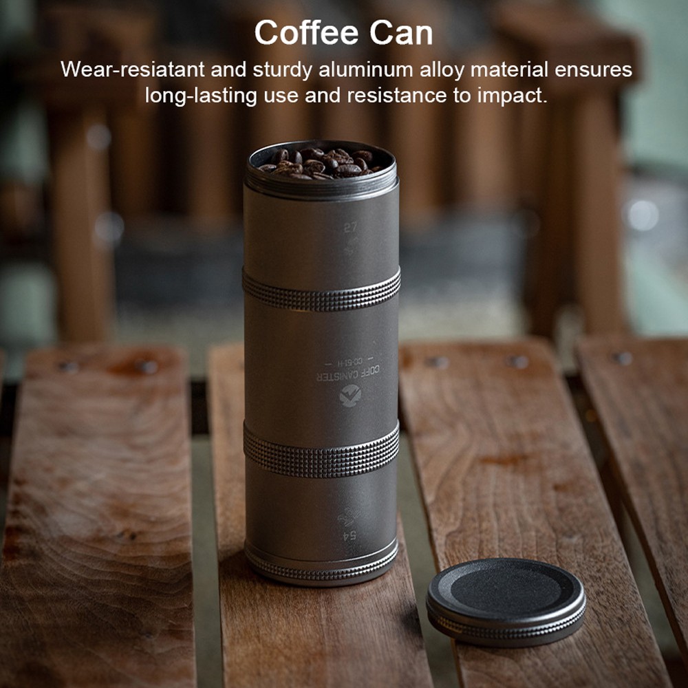 Coffee Can Outdoor Camping Aluminum Alloy Coffee Bean Tea-leaves Storage RVCR