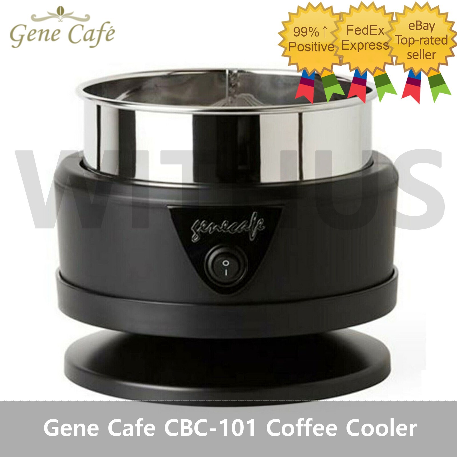 Gene Cafe CBC-101 Coffee Bean Cooler Home Quick Cooling Roasting 250g Black-220V