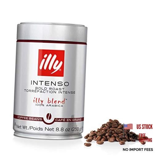Whole Bean Coffee, Dark Roast, Intense, Robust and Full Flavored With Intenso