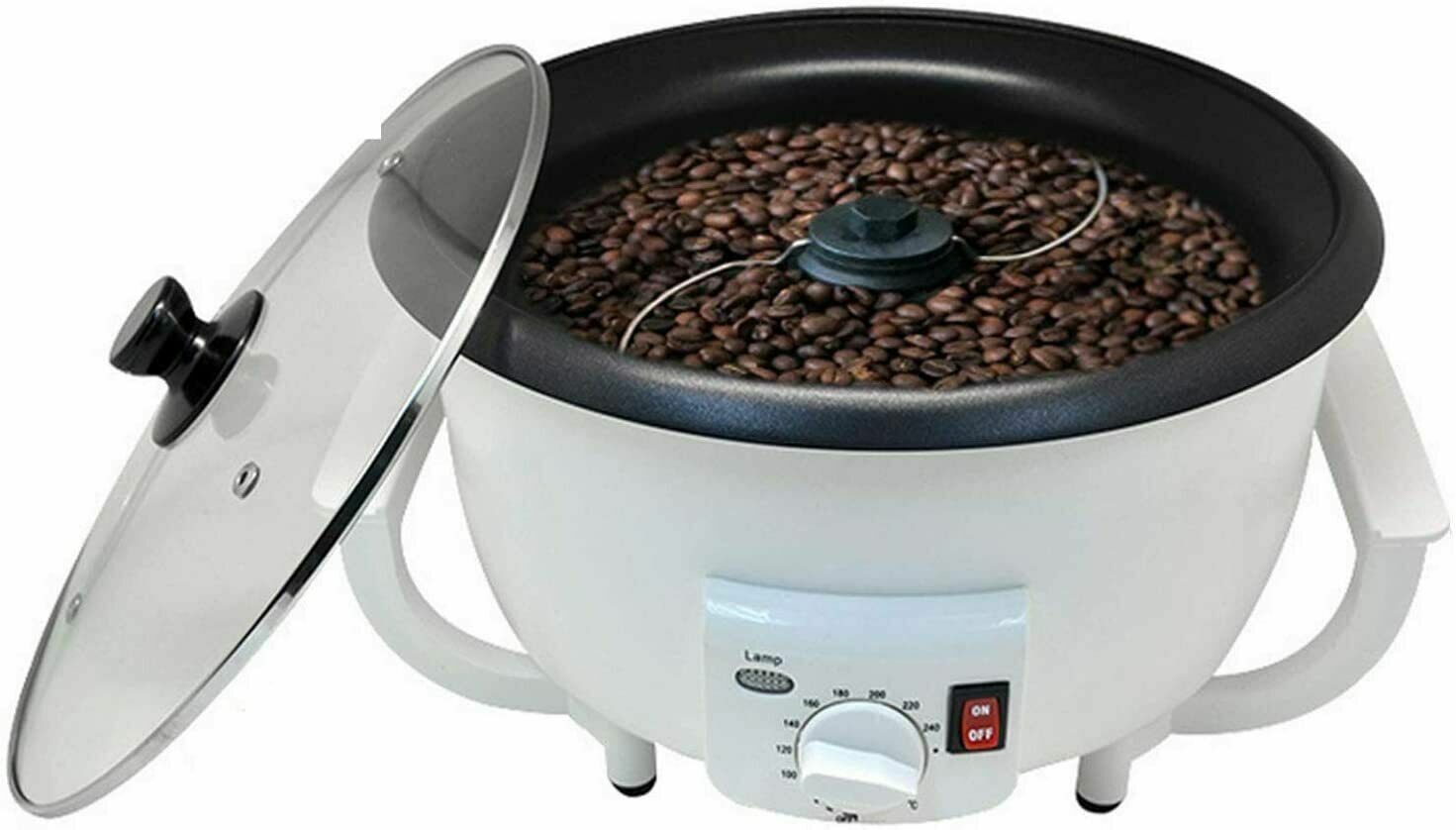 110V Electric Coffee Roaster Household Coffee Bean Roasting Baking Machine USA