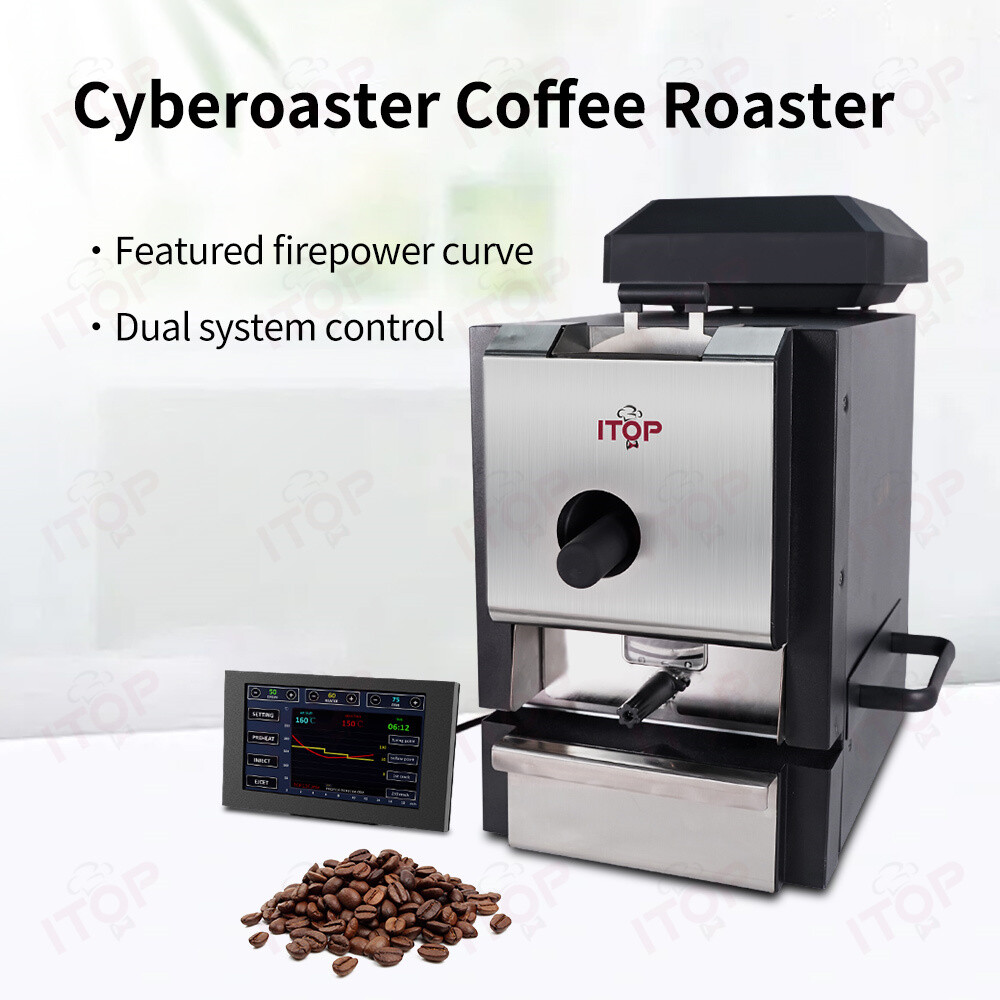 ITOP 2ND Electric Coffee Bean Roaster Drum Roasting 1000W Artisan Connect