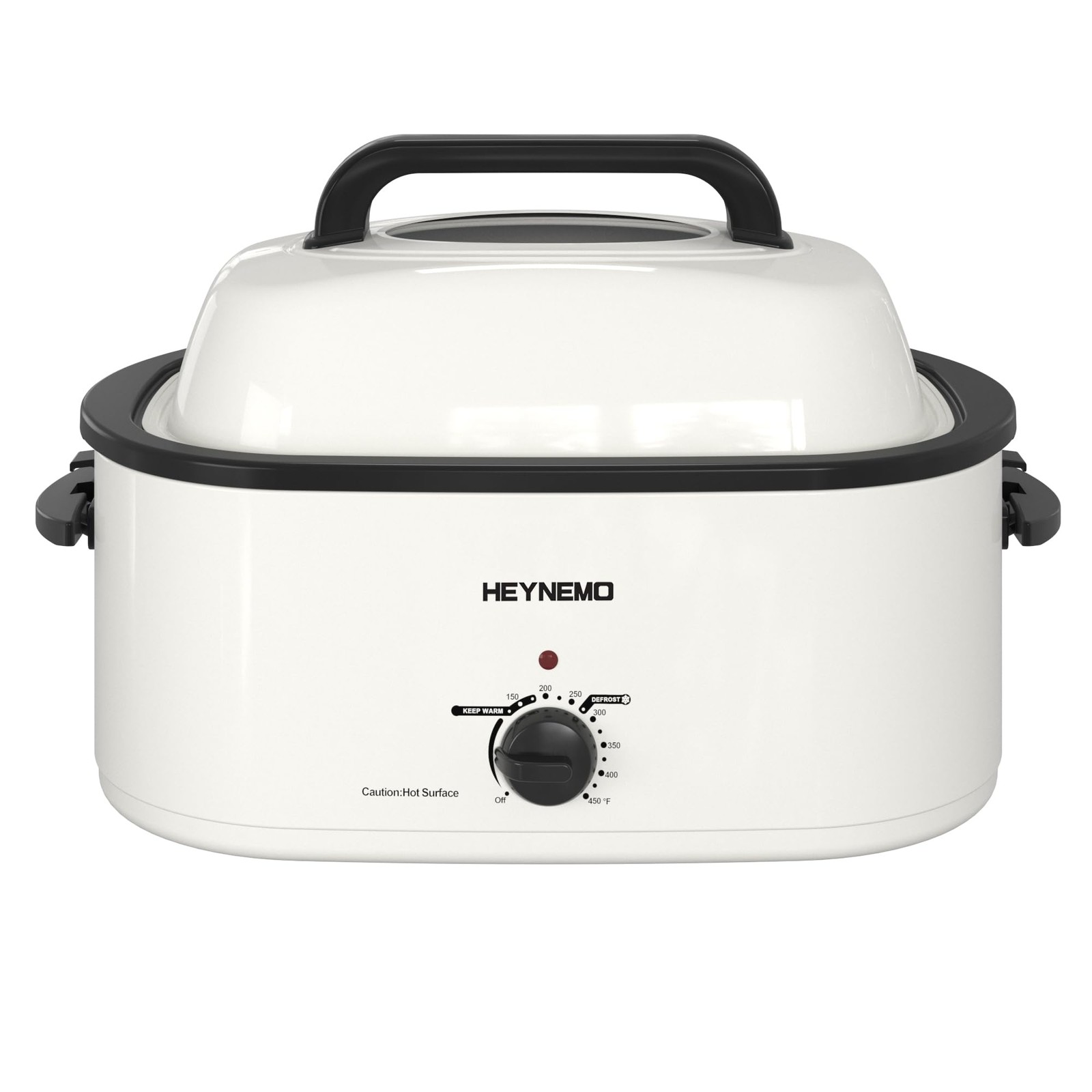 Heynemo Roaster Oven Electric Roaster Oven 26 Quart Lid Turkey Roaster Function