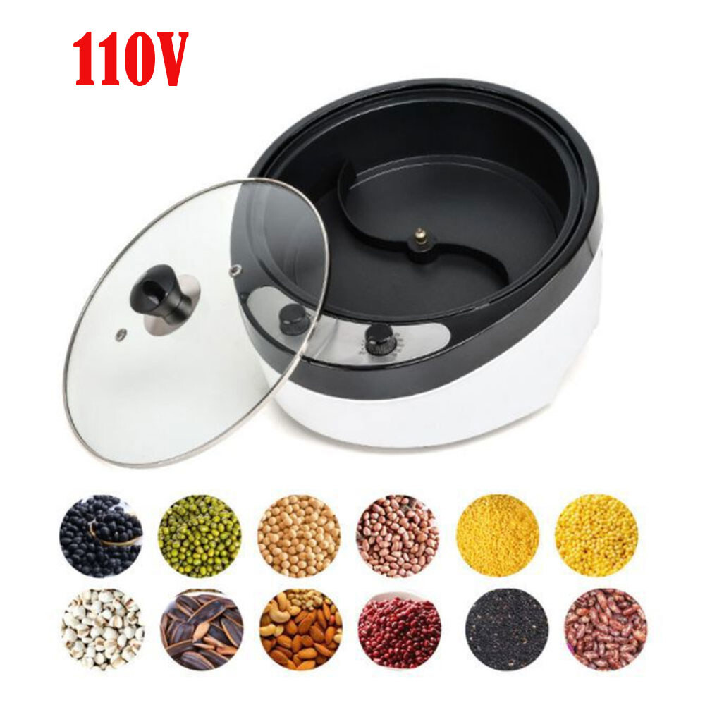 220V/110V Coffee Bean Roaster 800g Capacity Coffee Roasting Baking Machine