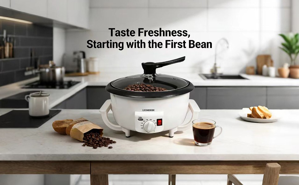 Home Coffee Bean Roaster Machine for Beginner Electric Nut Peanut Cashew