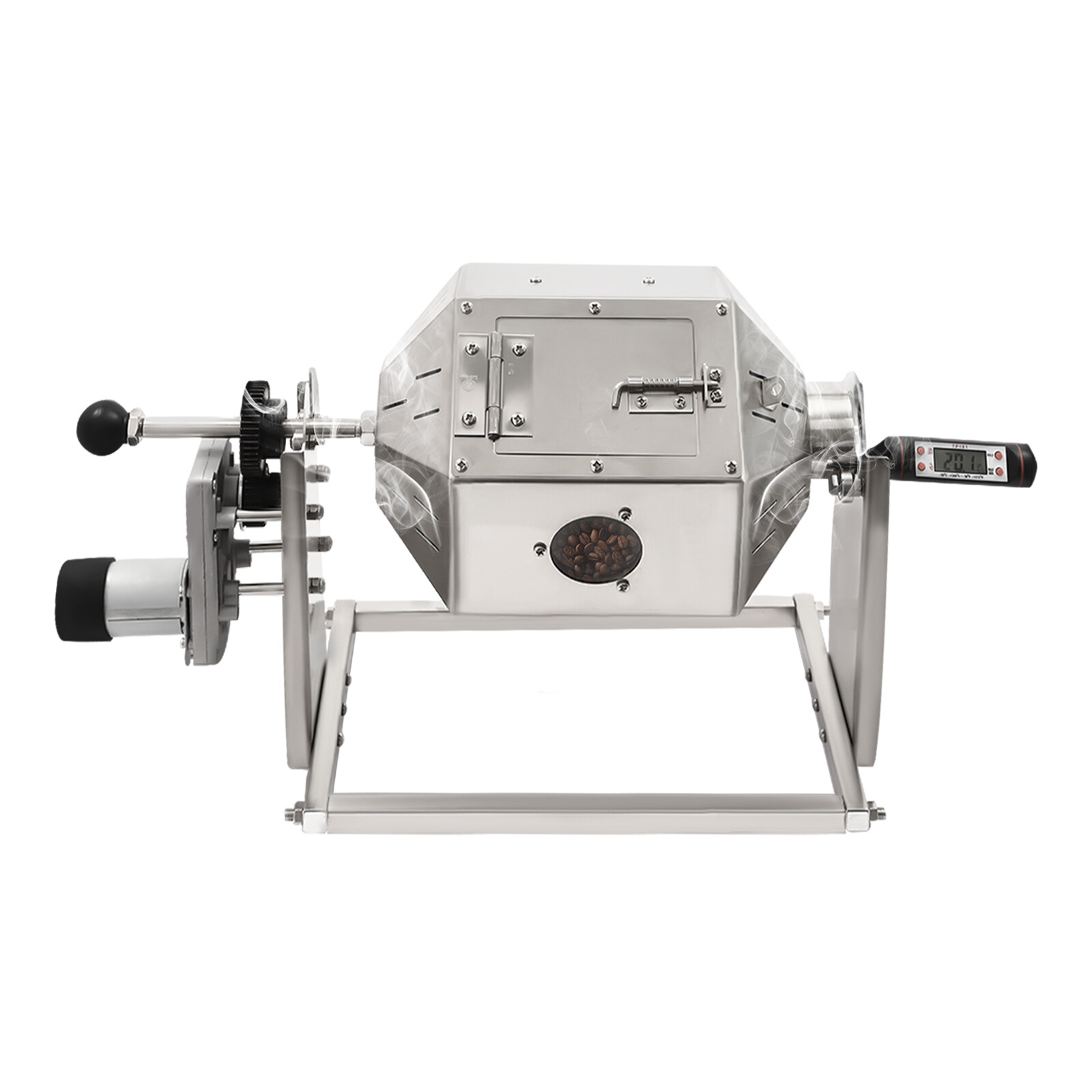 3.8L/3.45Qt Coffee Bean Roaster Commercial Coffee Bean Roaster Machine Drum Type