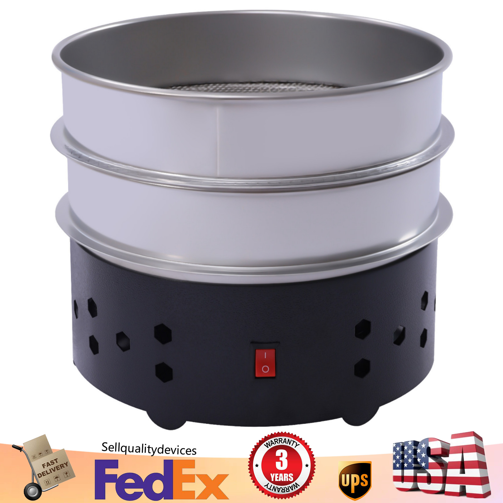Electric Coffee Bean Cooler Coffee Bean Cooling Machine & Stainless Steel Mesh