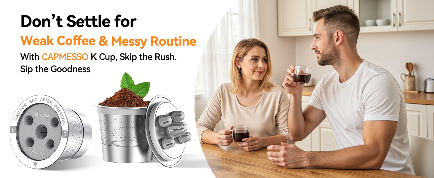 MO Reble K Cups for : 2025 Updated My K cup Metal Coffee