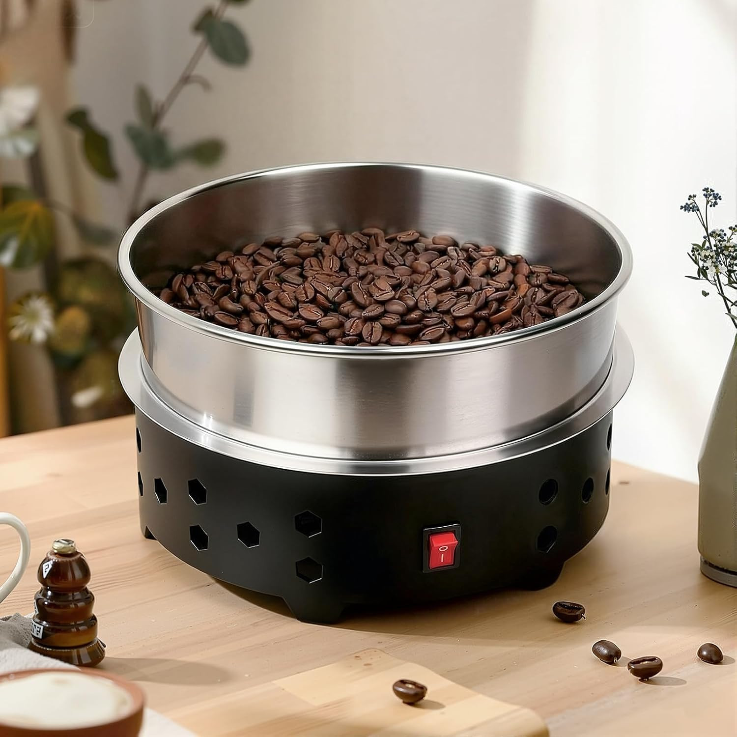 Home Coffee Bean Roaster Machine – Electric Roaster for Nuts & Beans