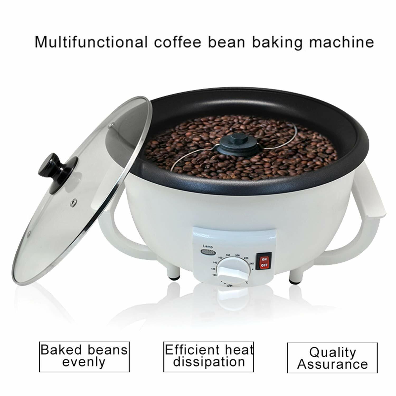 500g Coffee Bean Roaster Machine For Nut Peanut Roaster 110V 800W